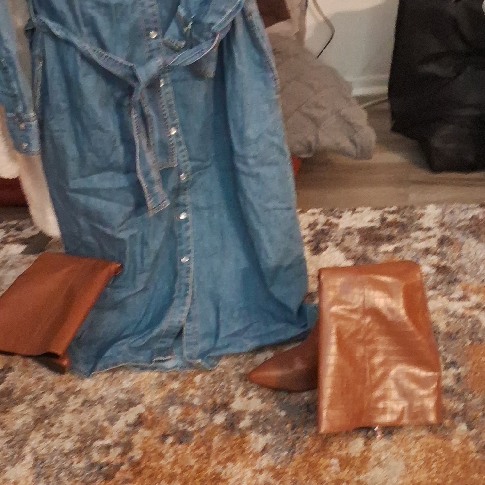 Wrangler Classic Blue Denim Dress - Picture 3 of 5